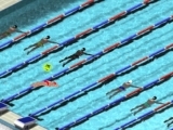 Jeu swimming race