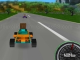 Jeu 8 bits 3d racing