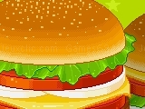 Jeu hamburger girl