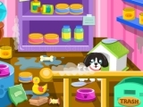 Jeu clean up pet shop