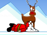 Jeu slingshot santa