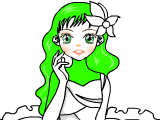 Jeu coloriage fille 10