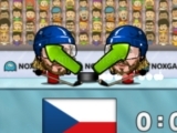 Jeu puppet ice hockey