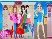 Jeu barbie in the rain dress up