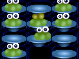 Jeu blobs peg solitaire