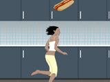 Jeu the grab a snack hurdles