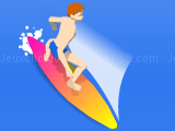 Jeu surf in hawai