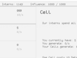 Jeu infinite spreadsheets